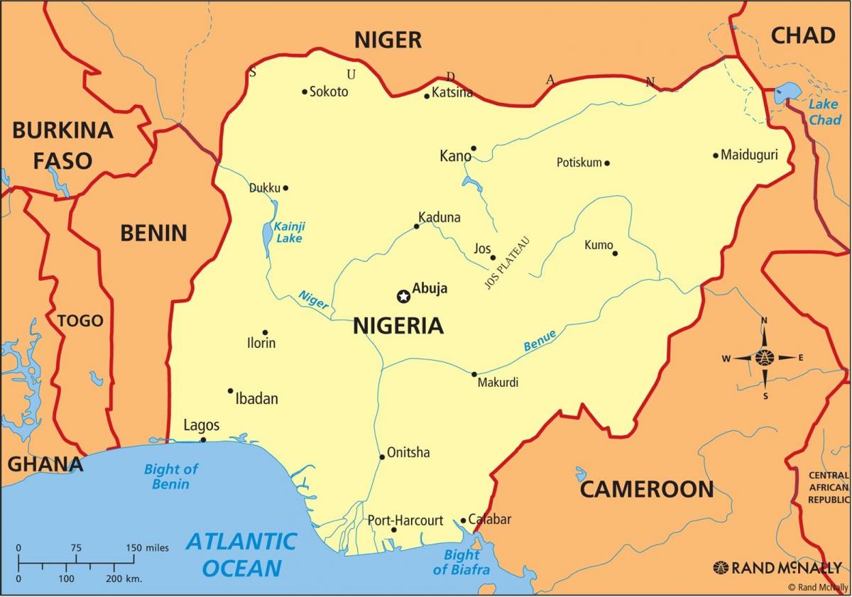 ნიგერიის რუკა