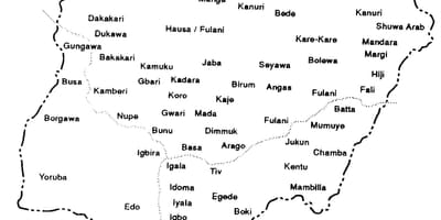 ფრე ესკიზის რუკა ნიგერია